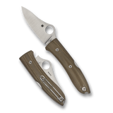 Spyderco SpyOpera, Canvas Micarta / Satin M390 - C255CMP