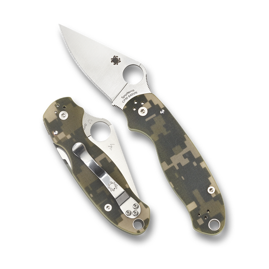 Spyderco Para 3 Digital Camo G10, Stonewash S45VN - C223GPCMO