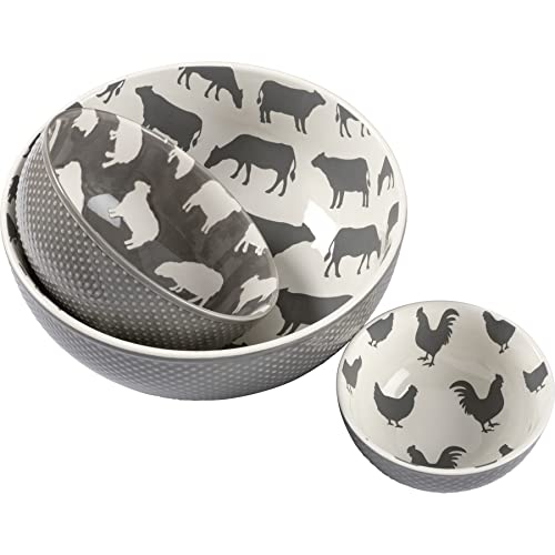 Primitives Farm Bowl Set