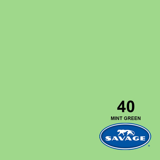 Savage Seamless Background Paper 26" x 12 yd Mint Green