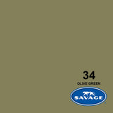Savage Seamless Background Paper 26" x 12 yd Olive Green