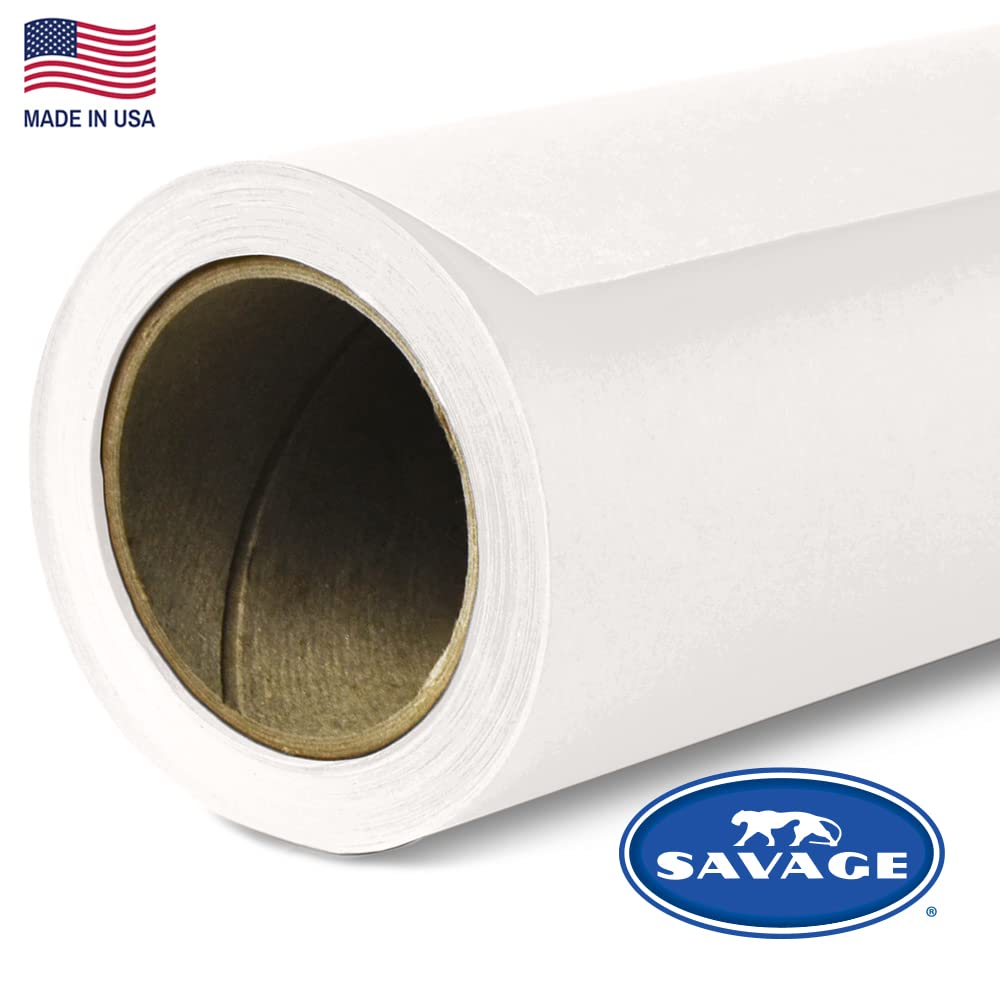 Savage Seamless Background Paper 26" x 12 yd White