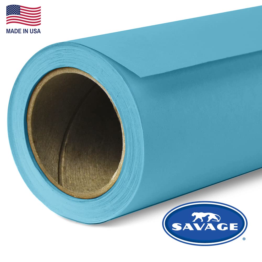 Savage Seamless Background Paper 26" x 12 yd True Blue