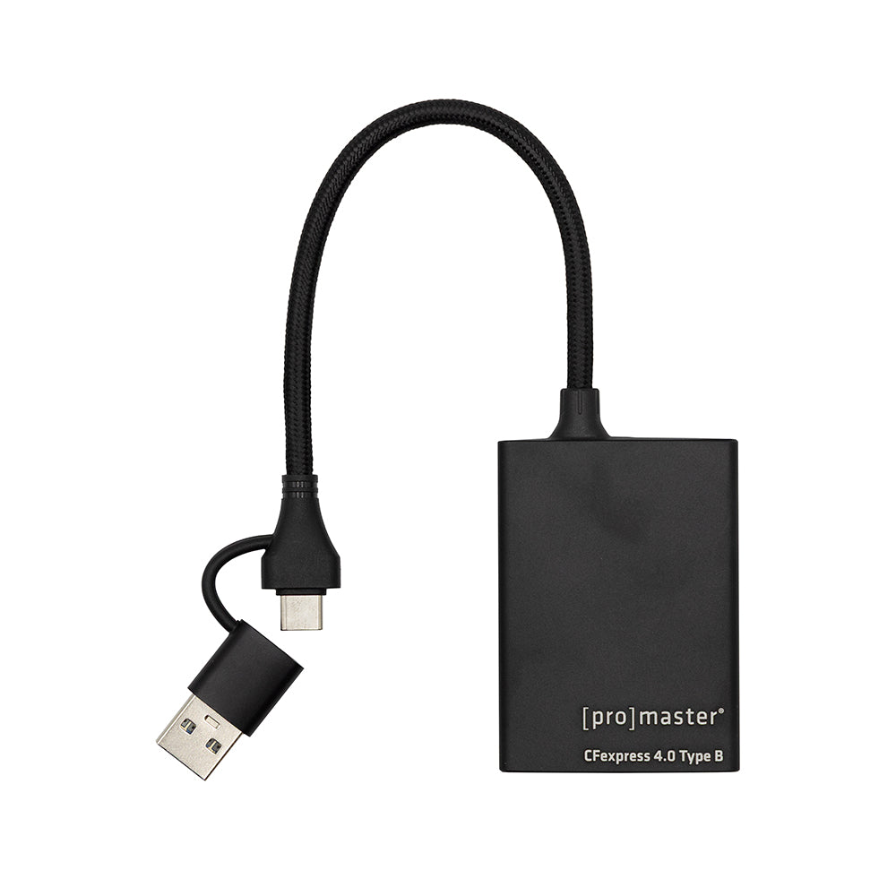 Promaster CFexpress Type B Card Reader - USB-C & USB-A