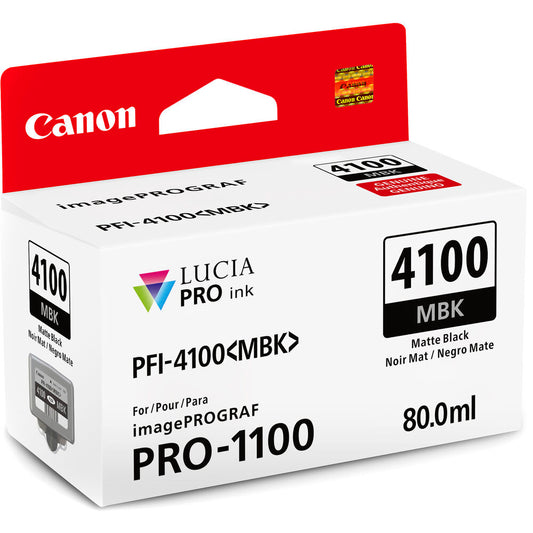 Canon PFI-4100 Matte Black Pigment Ink Tank for Pro 1100