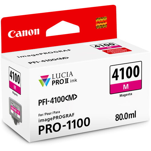 Canon PFI-4100 Magenta Pigment Ink Tank for Pro 1100
