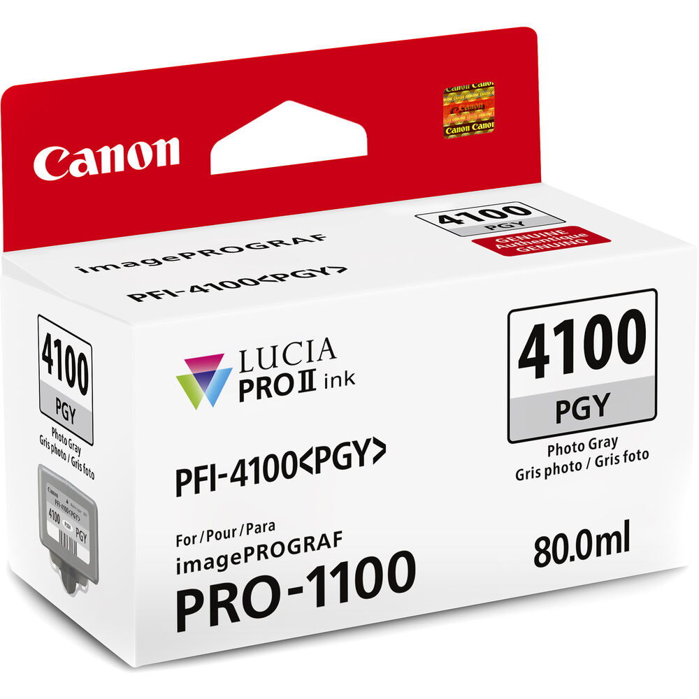 Canon PFI-4100 Photo Gray Pigment Ink Tank for Pro 1100
