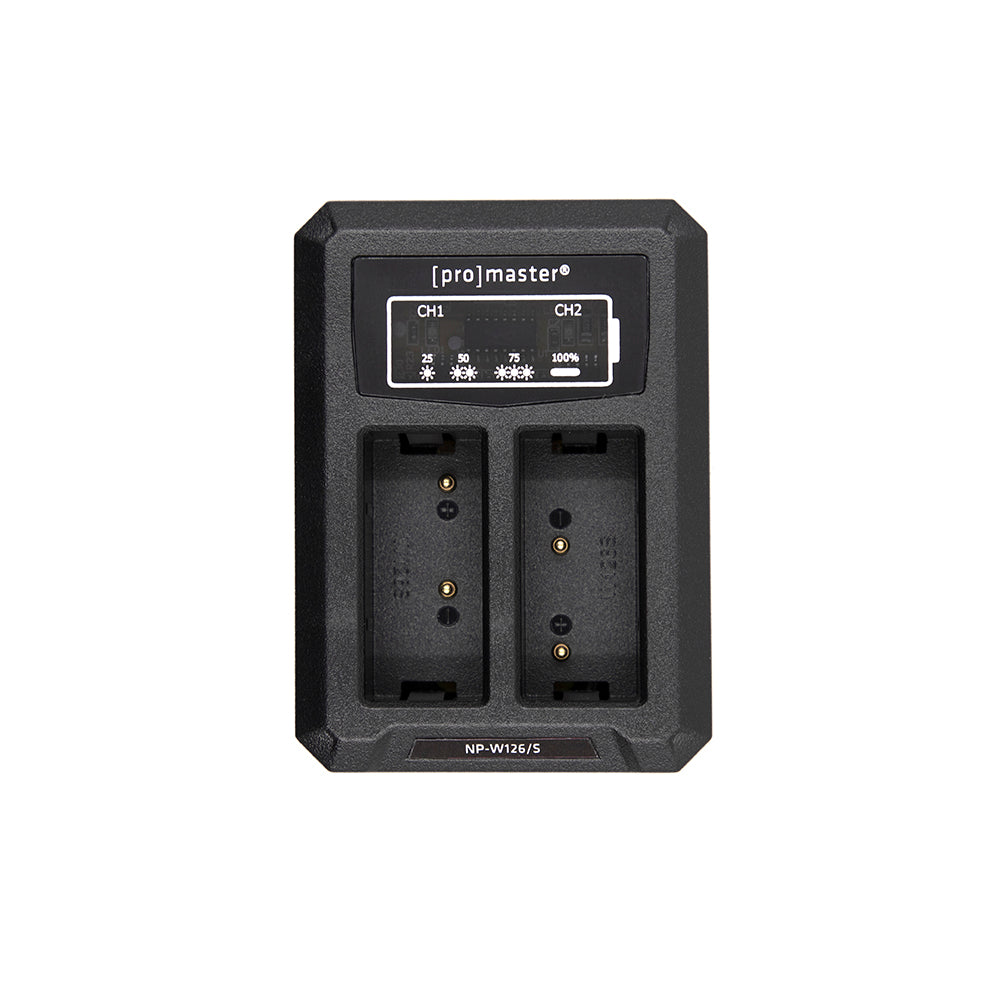 Promaster Dually Charger- USB for Fujifilm NP-W126(S)