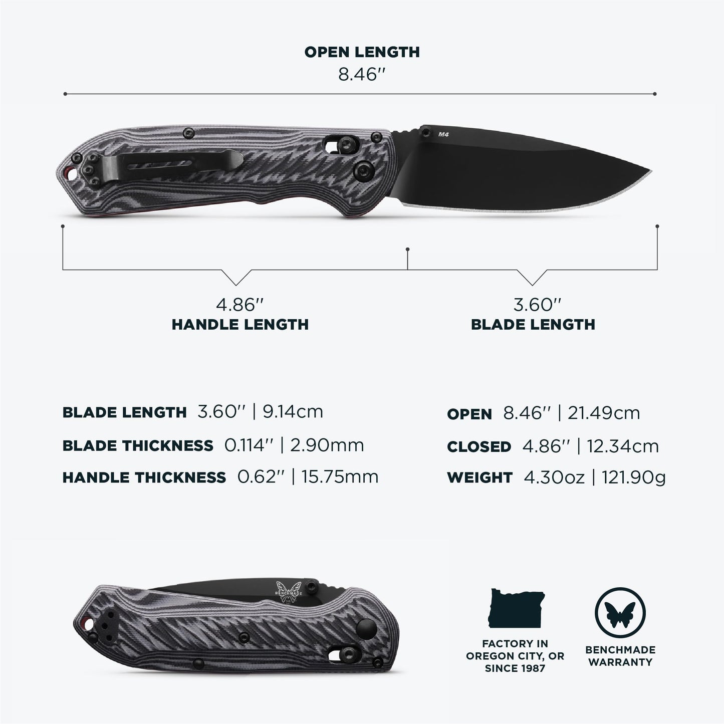 Benchmade Freek Folding Knife Black 560BK-1