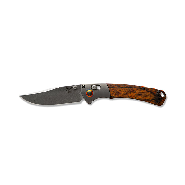Benchmade Mini Crooked River Plain Edge Wood 15085-2
