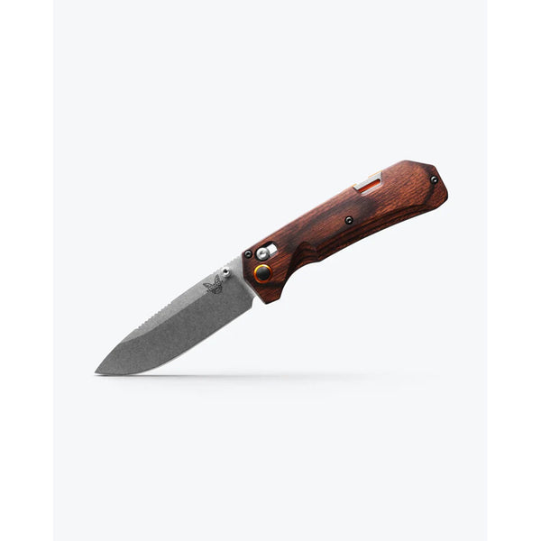 Benchmade Grizzly Creek Stabilized Wood Drop Point
