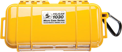 Pelican 1030 Micro Case (Solid Yellow)