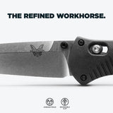 Benchmade Barrage Satin Drop Point 580