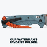 Benchmade Adira Depth Blue Grivory Drop Point