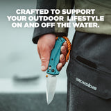 Benchmade Adira Depth Blue Grivory Drop Point