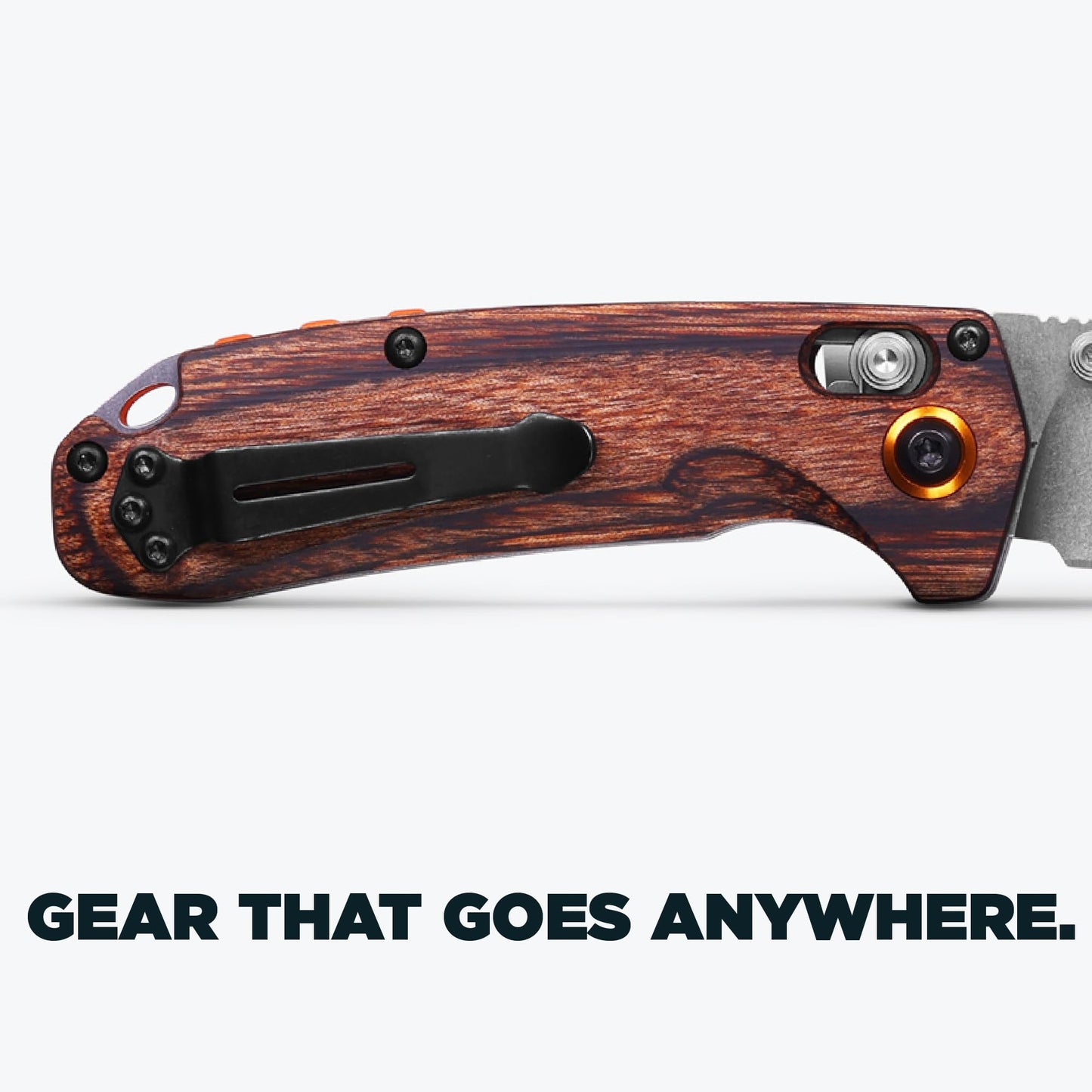 Benchmade North Fork Stabilized Wood Drop Point