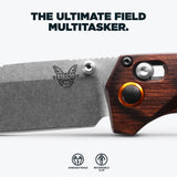 Benchmade Grizzly Creek Stabilized Wood Drop Point