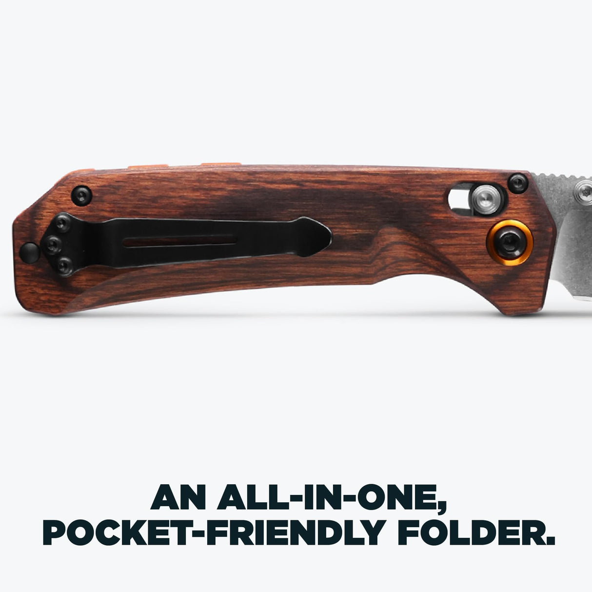 Benchmade Grizzly Creek Stabilized Wood Drop Point