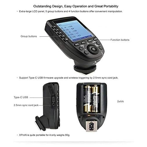 Godox XProN TTL Wireless Flash Trigger for Nikon Cameras