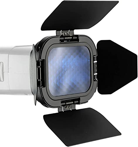 Godox Barndoor Kit with 4 Color Gels for AD200 Speedlight Head