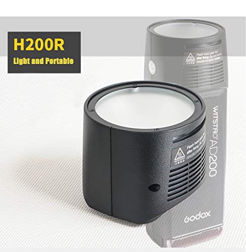 Godox Witstro H200R Round Flash Head for AD200 TTL Pocket Flash