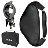 Godox S-Type Bowens Mount Flash Bracket with Softbox Kit (19.6 x 19.6")