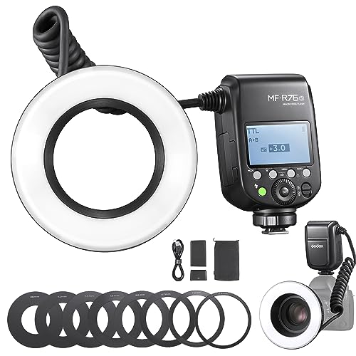 Godox MF-R76S+ Dental Macro Ring Flash for Sony