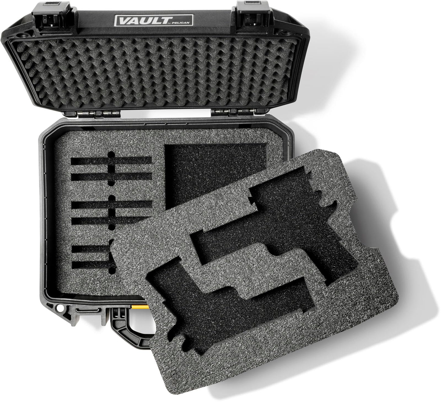 Pelican Vault V200 2-Pistol Case for 1911 (Custom Pre-cut Foam)