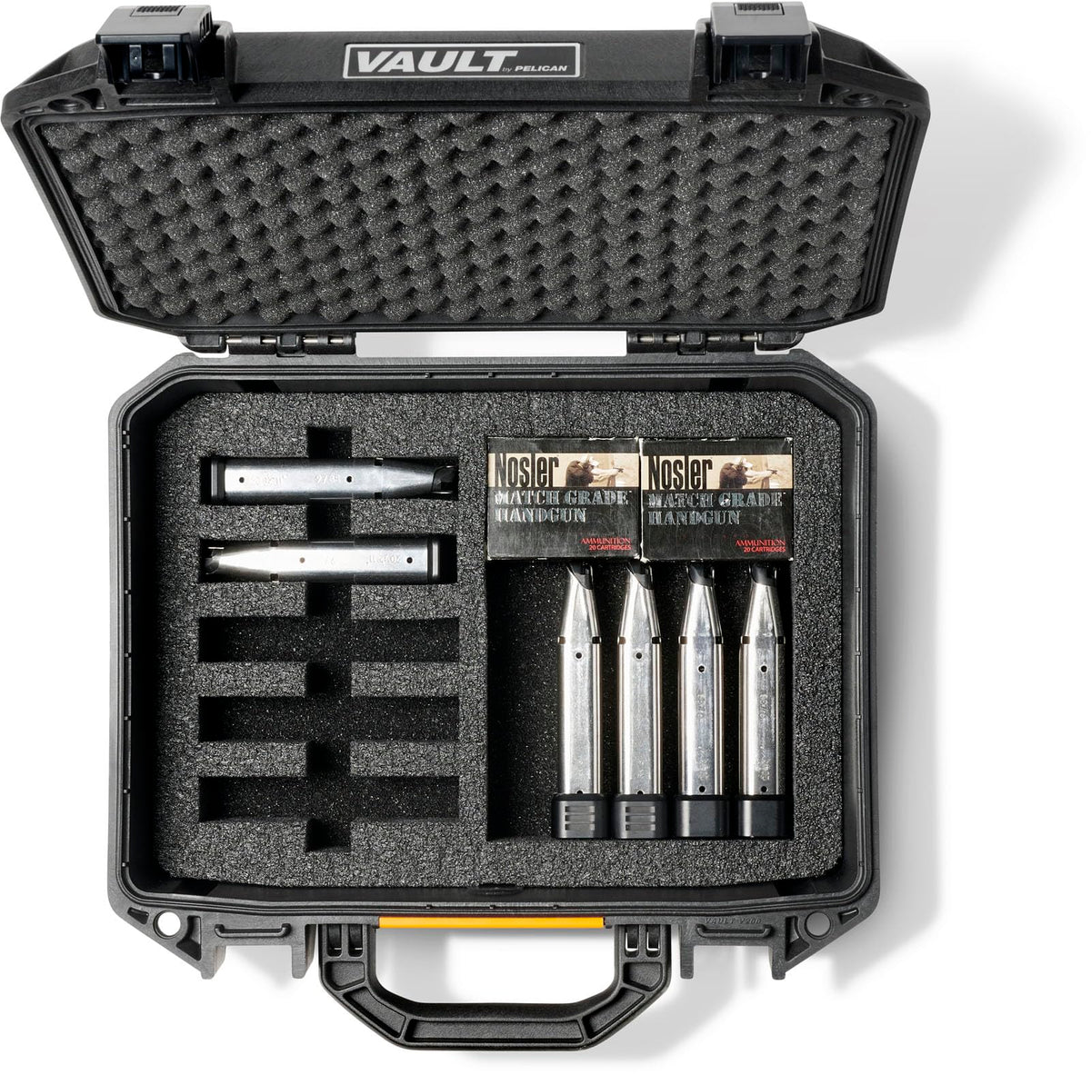 Pelican Vault V200 2-Pistol Case Universal (Custom Pre-cut Foam)