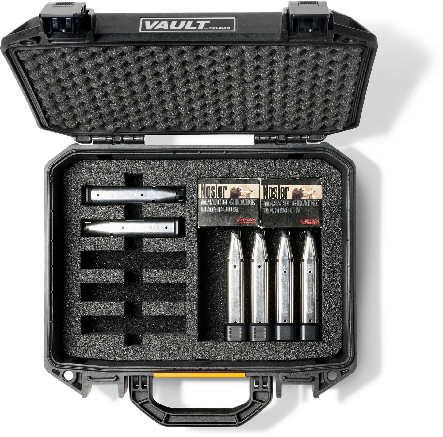 Pelican Vault V200 2-Pistol Case Universal (Custom Pre-cut Foam)