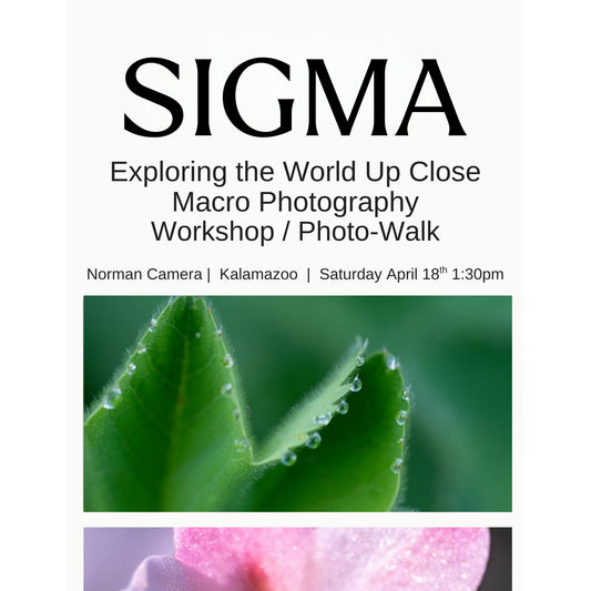 Sigma Exploring the World Up Close Macro Photography Workshop/Photo-Walk (Kalamazoo)