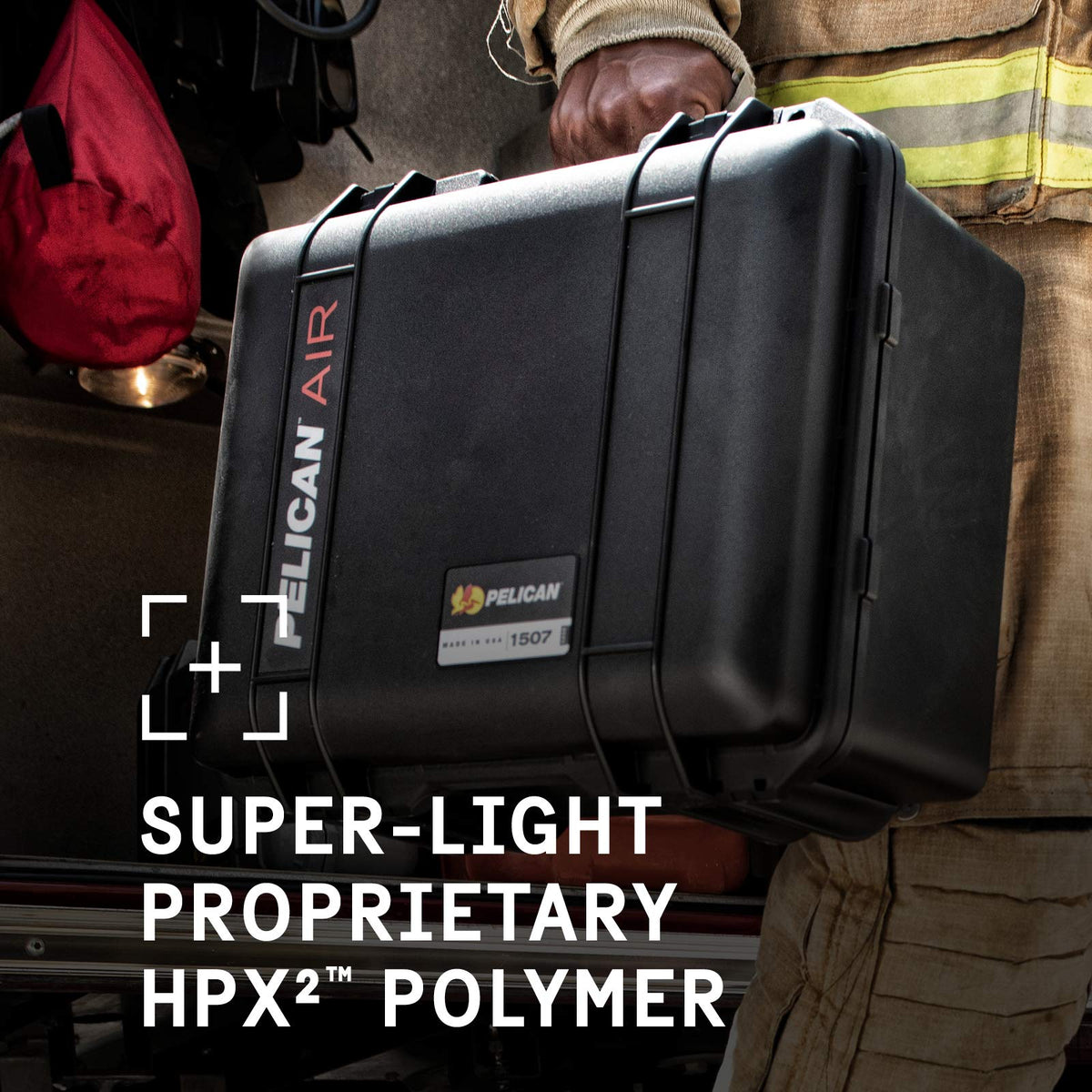 Pelican 1507Air Case without Foam - Yellow