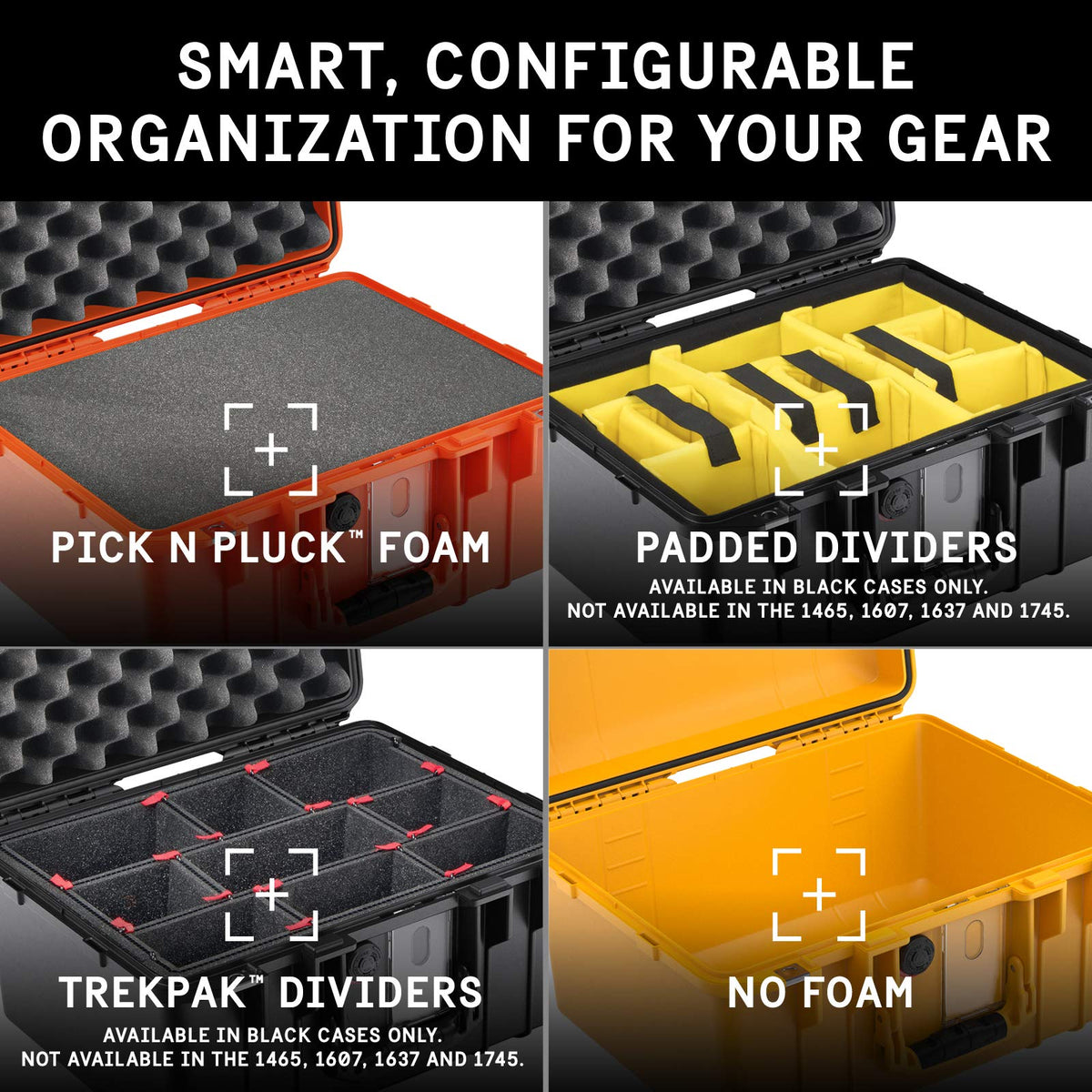 Pelican 1507Air Case without Foam - Yellow
