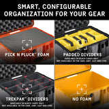 Pelican 1507Air Case without Foam - Yellow