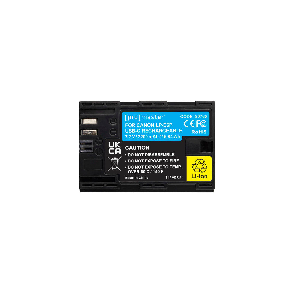 Promaster LP-E6P (Canon) Battery with USB-C Charging