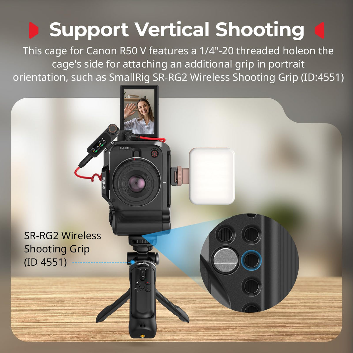 SmallRig Cage Kit for Canon EOS R50 V (Black)