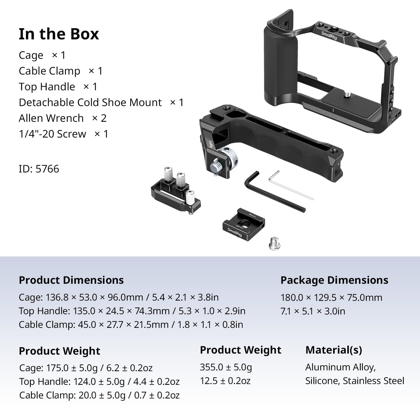 SmallRig Cage Kit for Canon EOS R50 V (Black)