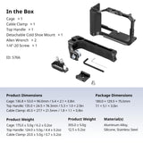 SmallRig Cage Kit for Canon EOS R50 V (Black)