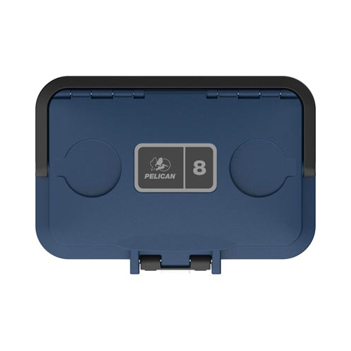 Pelican 8QT Personal Cooler (Midnight Blue/White)