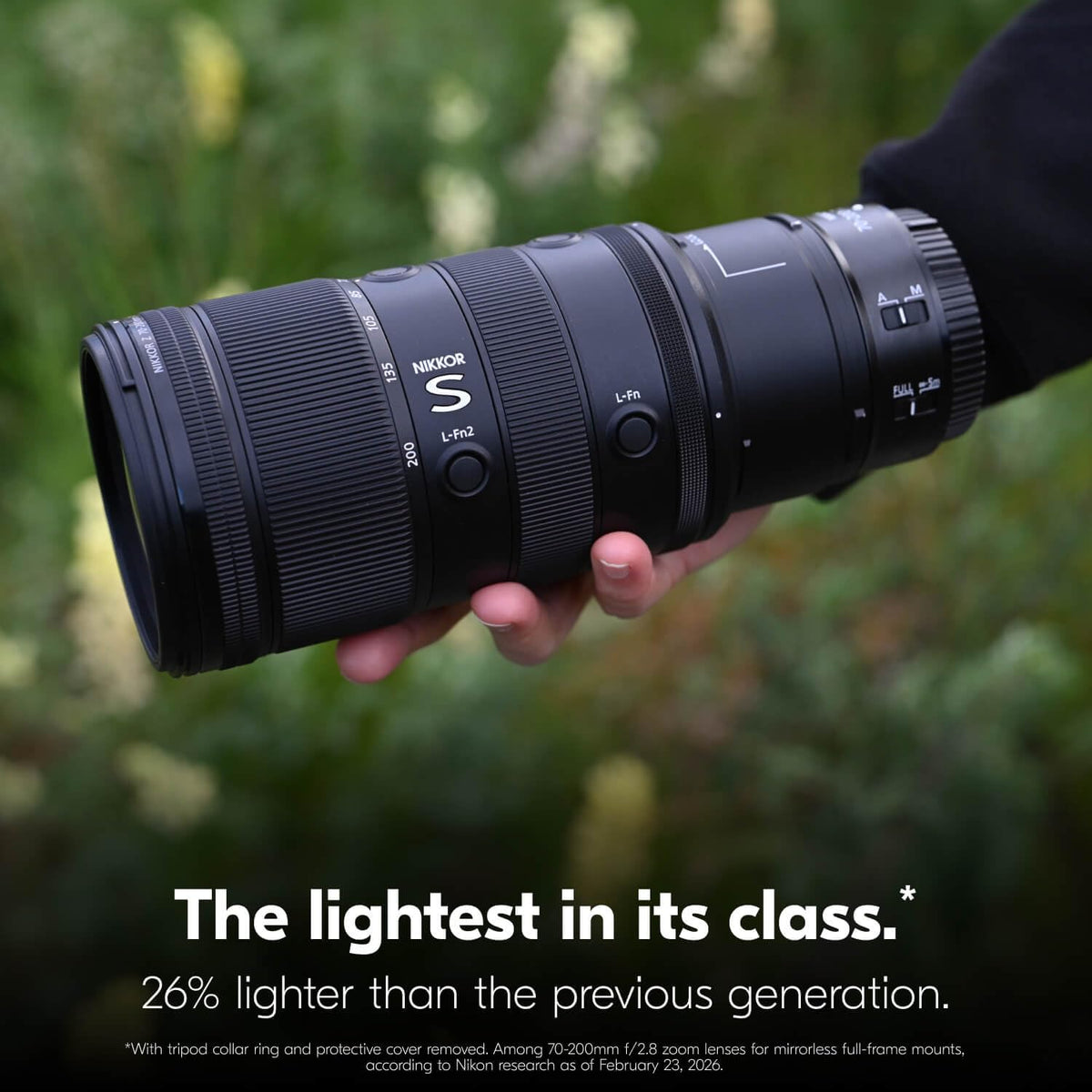Nikon Nikkor Z 70-200mm f/2.8 VR S II Lens