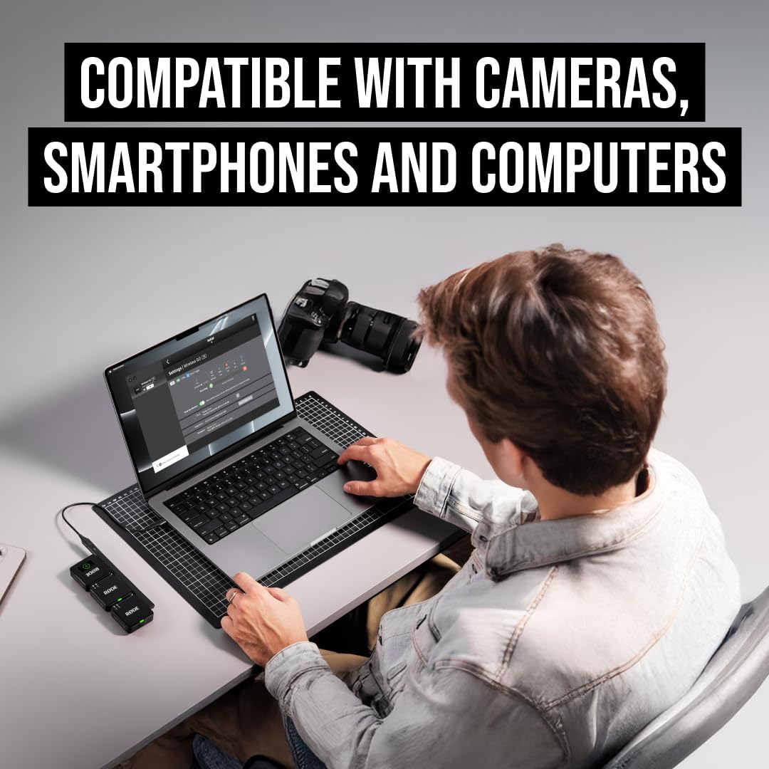 RODE Wireless GO (Gen 3) 2-Person Compact Digital Wireless Microphone System/Recorder (2.4 GHz)
