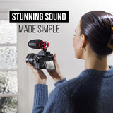 RODE VideoMicro II Ultracompact Camera-Mount Shotgun Microphone for Cameras and Smartphones