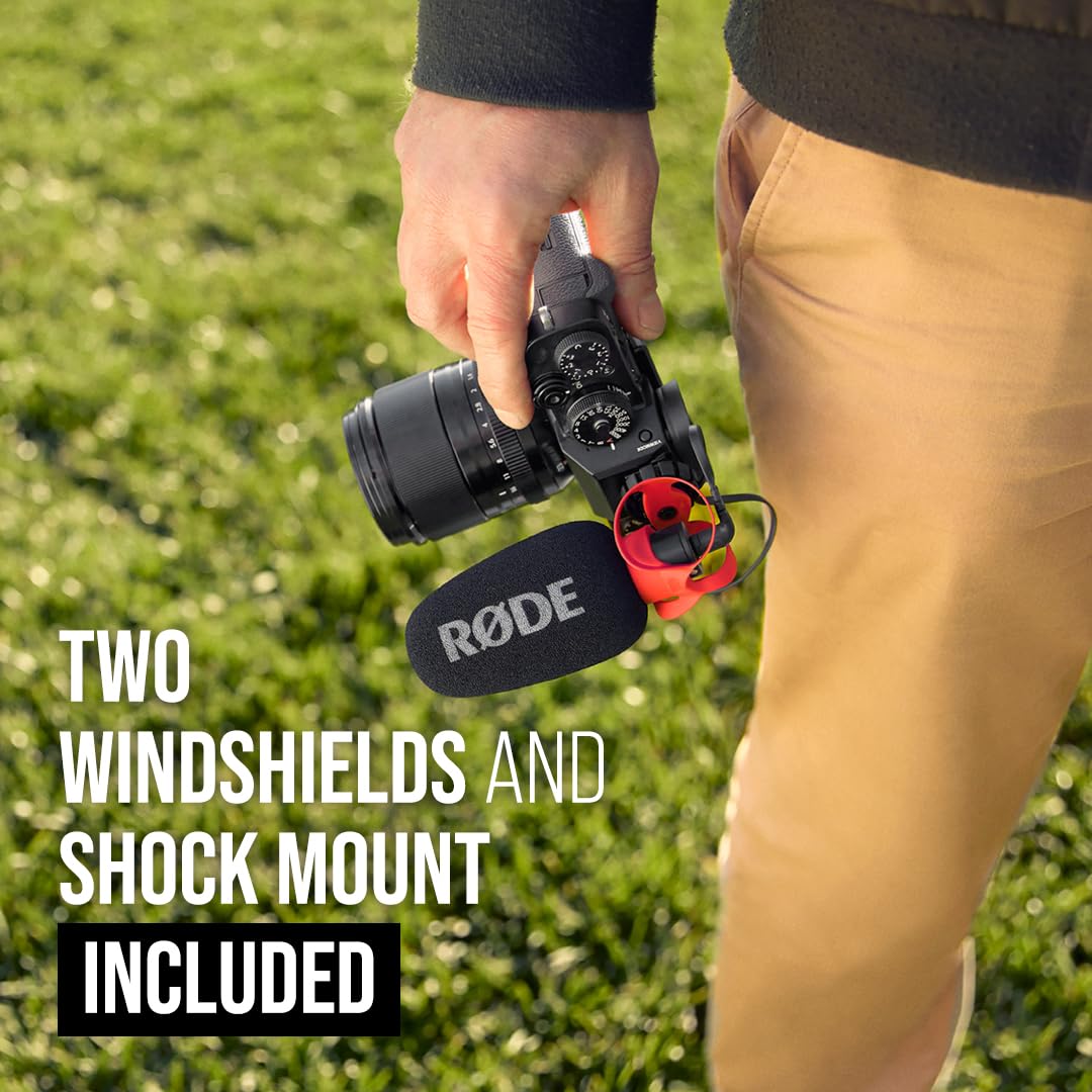 RODE VideoMicro II Ultracompact Camera-Mount Shotgun Microphone for Cameras and Smartphones