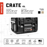 Pelican CRATE 45L Waterproof Hard Case - Desert Tan