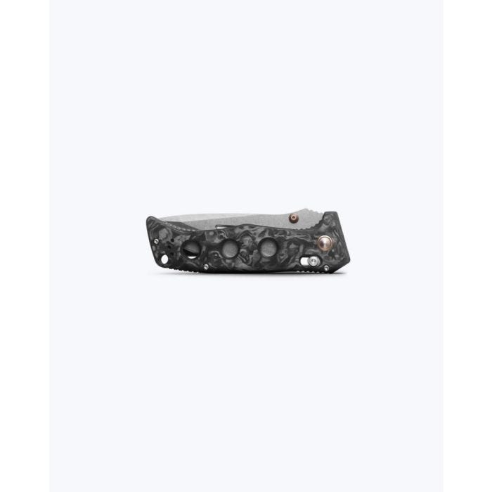 Benchmade Adamas Marbled Carbon Fiber Drop-Point Blade 275-05