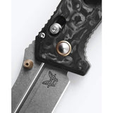 Benchmade Adamas Marbled Carbon Fiber Drop-Point Blade 275-05