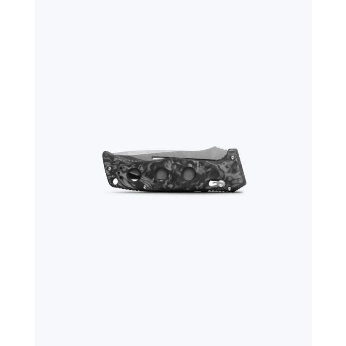 Benchmade Adamas Marbled Carbon Fiber Drop-Point Blade 275-05