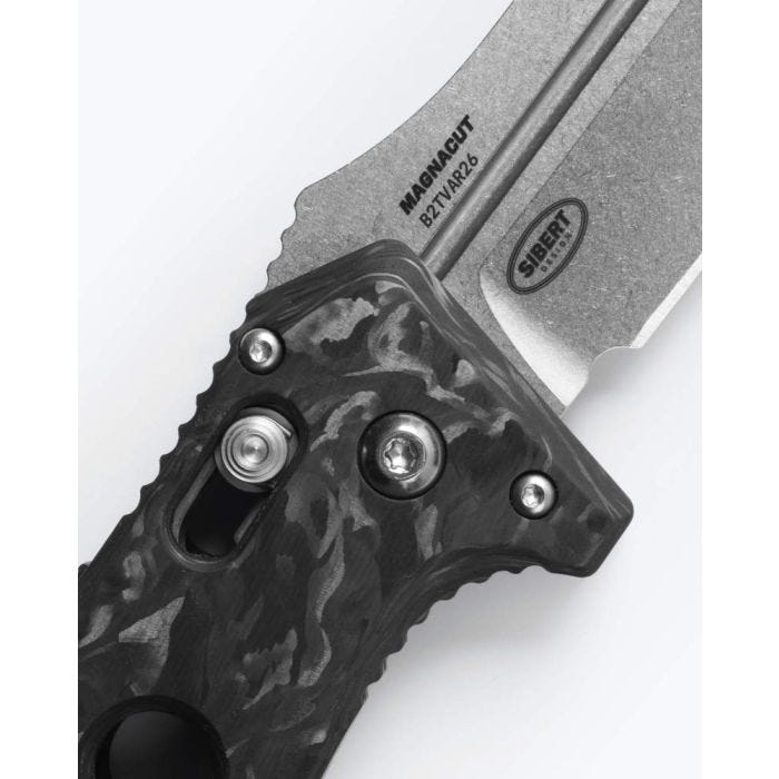 Benchmade Adamas Marbled Carbon Fiber Drop-Point Blade 275-05