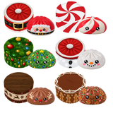 Fun Doh Christmas Slow-Rise Squishy Dumpling Toy