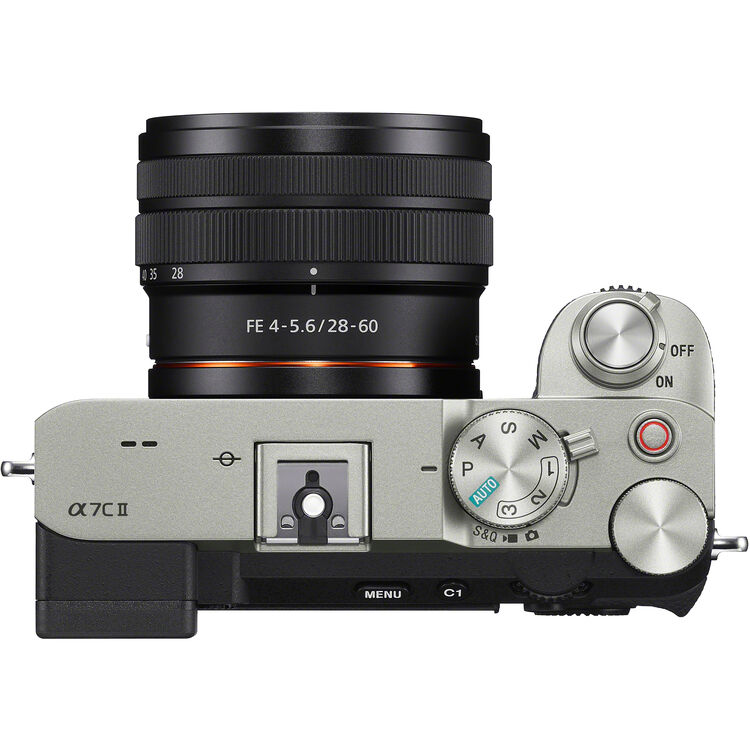 Sony Alpha a7C II Mirrorless Camera with 28-60mm Lens (Silver)